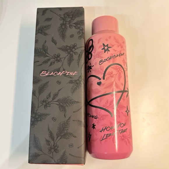 BLACKPINK STARBUCKS SS Water Bottle 591ml - Picture 1 of 3